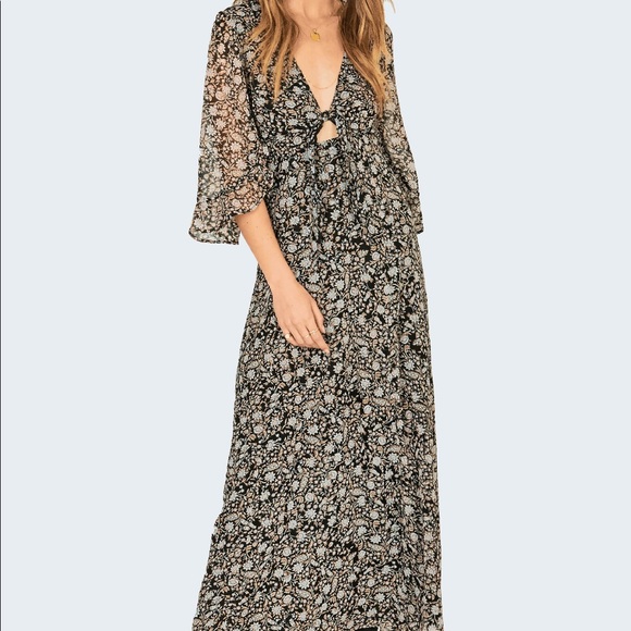 Amuse Society Besos Besos Baby Maxi Dress Sz S NWT - Picture 9 of 11